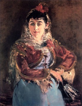  Manet Lienzo - Retrato de Emilie Ambre en el papel de Carmen Realismo Impresionismo Edouard Manet